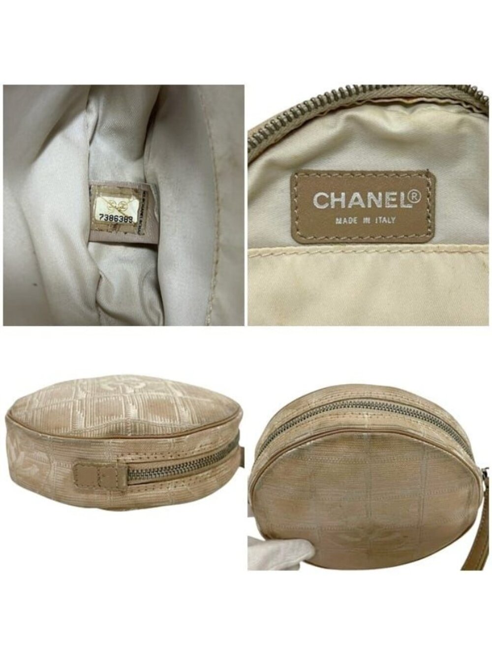 Chanel Neutral Pouch Beige New Travel - Picture 5 of 10